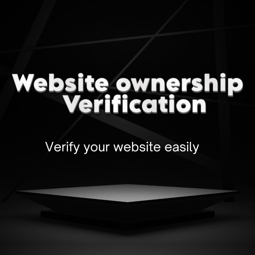 Website Ownership Verification Kit – Verify Your Store Easily